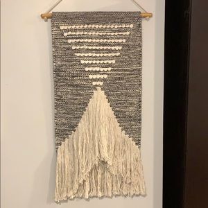 Macrame hanging tapestry